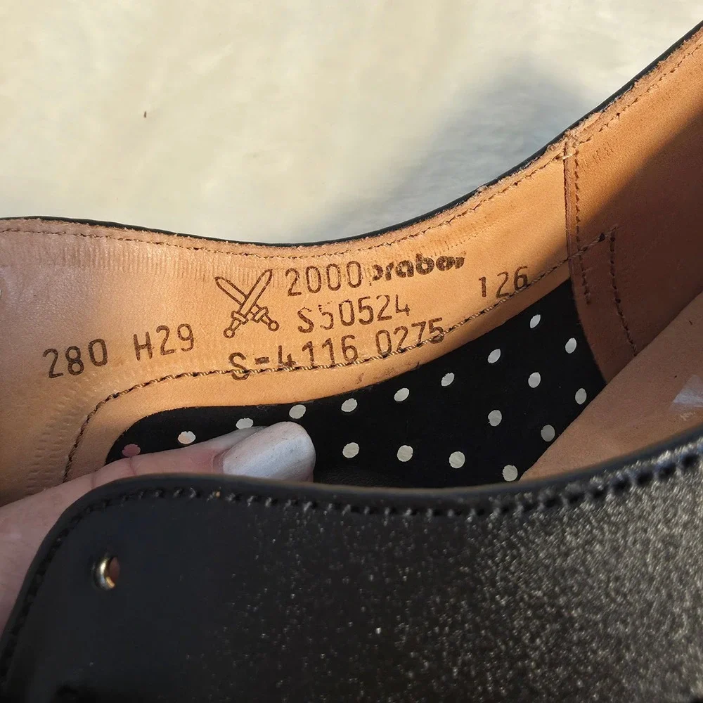 Prabos perforated leather